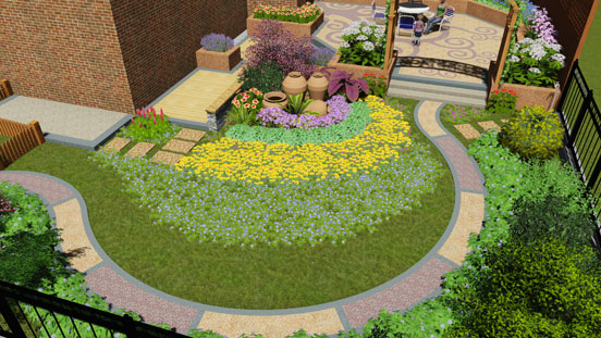 松江別墅花園設計案例