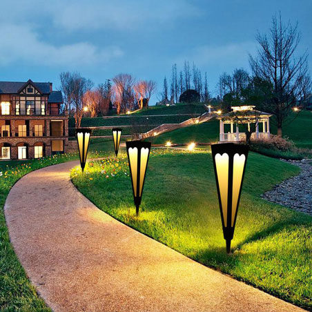 園林太陽能景觀燈設計的原則及實景圖