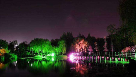 常見的園林照明設計方法及效果圖