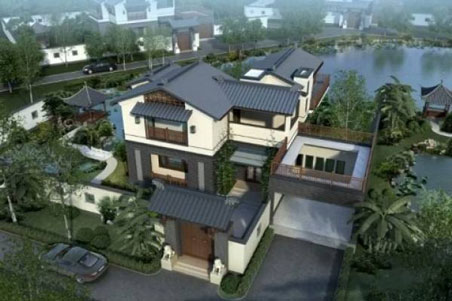 雅致神韻：上海蘇式園林別墅設計效果